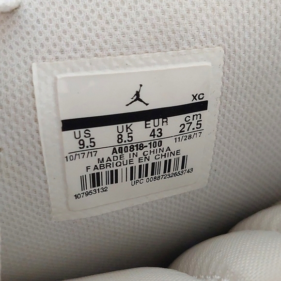 Off white × Air Jordan 1 high white "Euro" trainers - Picture 16 of 16